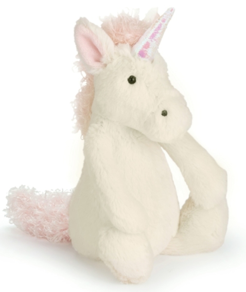 Jellycat Peluche Licorne Bashful - 18 cm